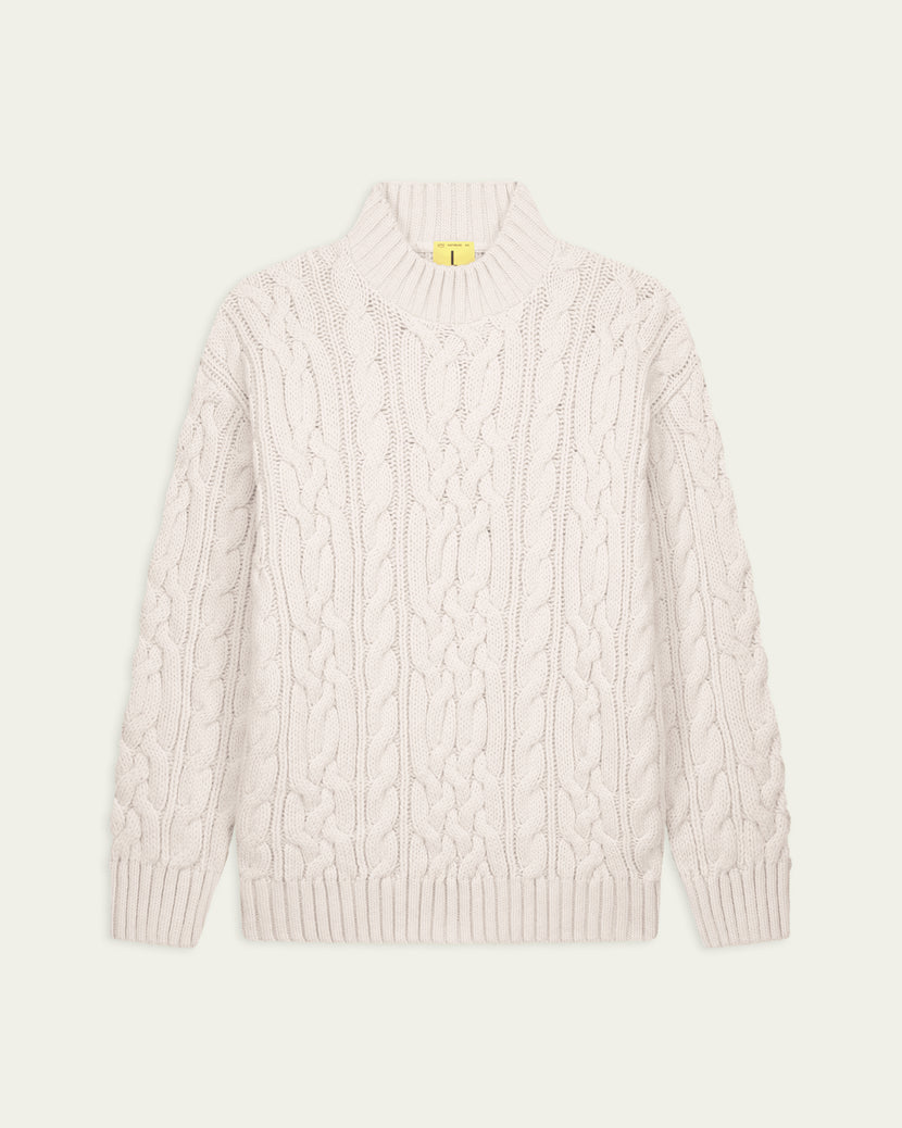 Nitto knitwear - Ohannes Pull col rond - Ecru
