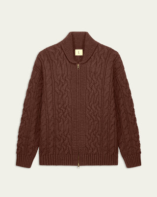 Nitto knitwear - Ohannes veste - Marron