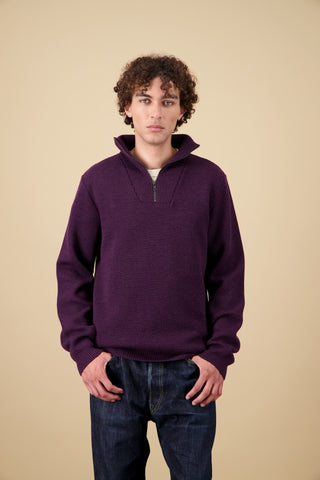 Nitto Knitwear - Youri camionneur - Prune