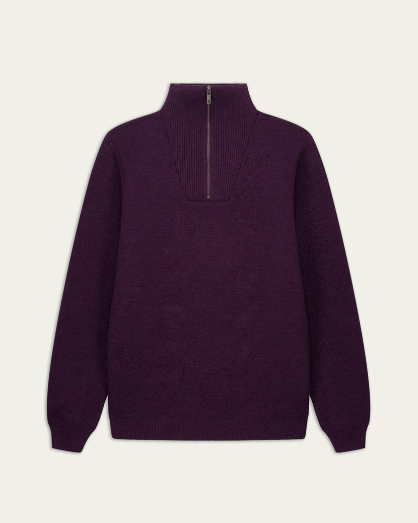 Nitto Knitwear - Youri camionneur - Prune