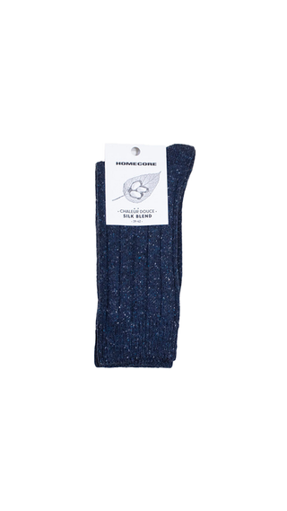 Homecore - Wool Silk socks - Navy
