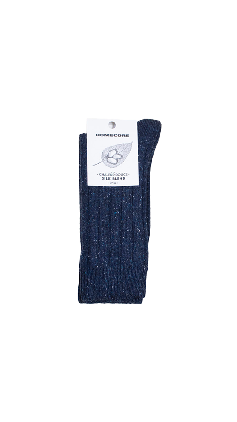 Homecore - Wool Silk socks - Navy