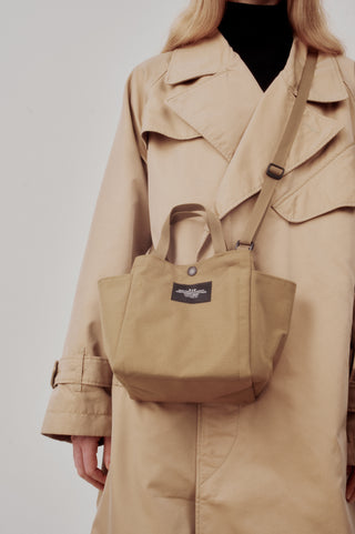 Bags In Progress - Small Side Pocket Tote - Khaki