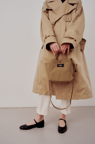 Bags In Progress - Small Side Pocket Tote - Khaki