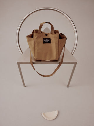 Bags In Progress - Small Side Pocket Tote - Khaki