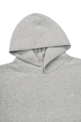 Sunrise Fleece Button Hoodie - White