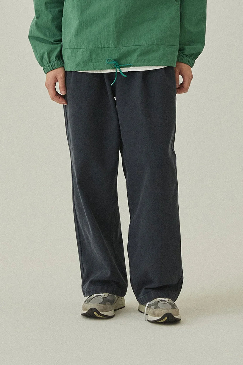 Two Tuck Wide Kation Pants - Dark gray