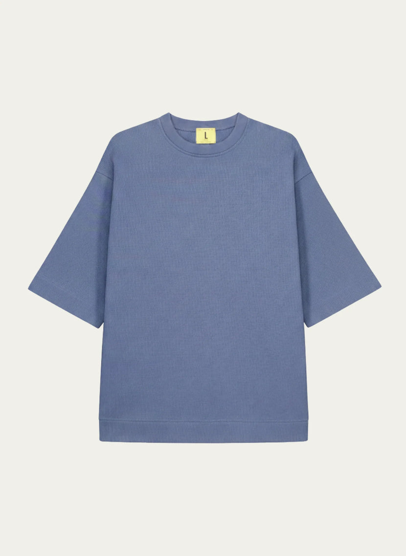 Nitto knitwear - Vahé manches courtes - Indigo