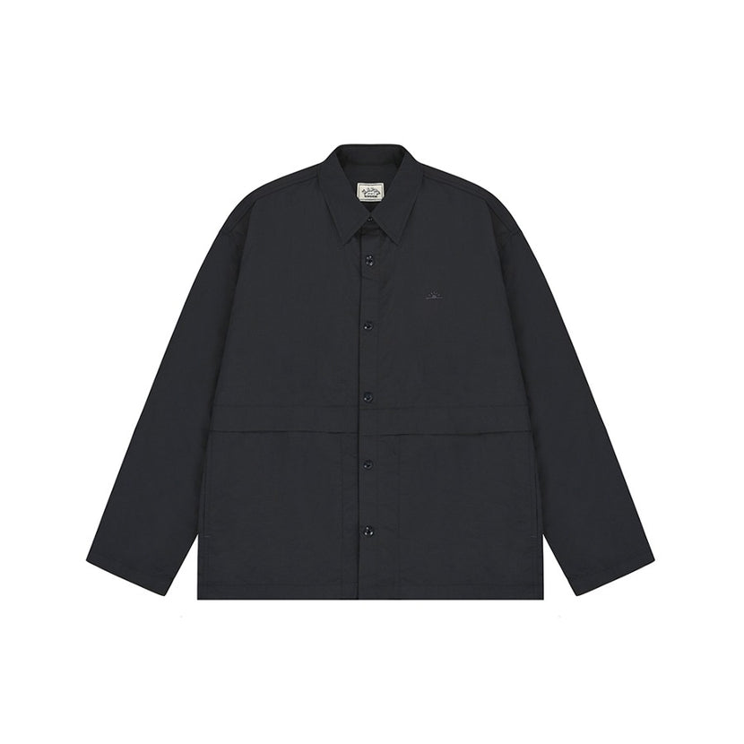 Kappy - Nylon Shirt Jacket - Charcoal
