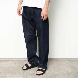 5 Pocket Denim Pants - Navy