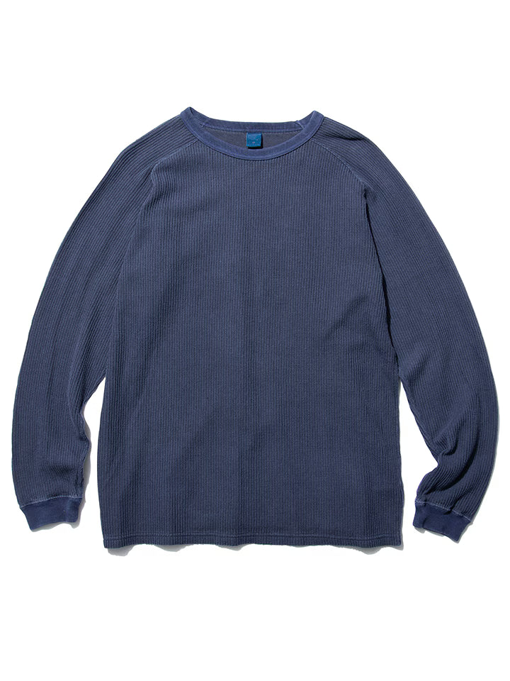 L/S Rib Knit - P-Navy