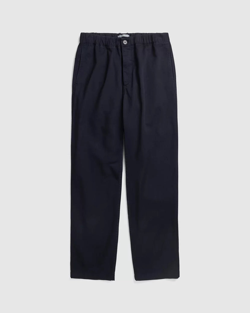 Trysil Regular Organic Stretch Twill Trouser - Dark Navy