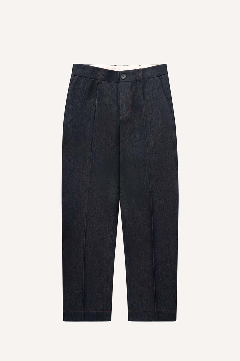 Later - Jean Flot denim brut - Bleu nuit