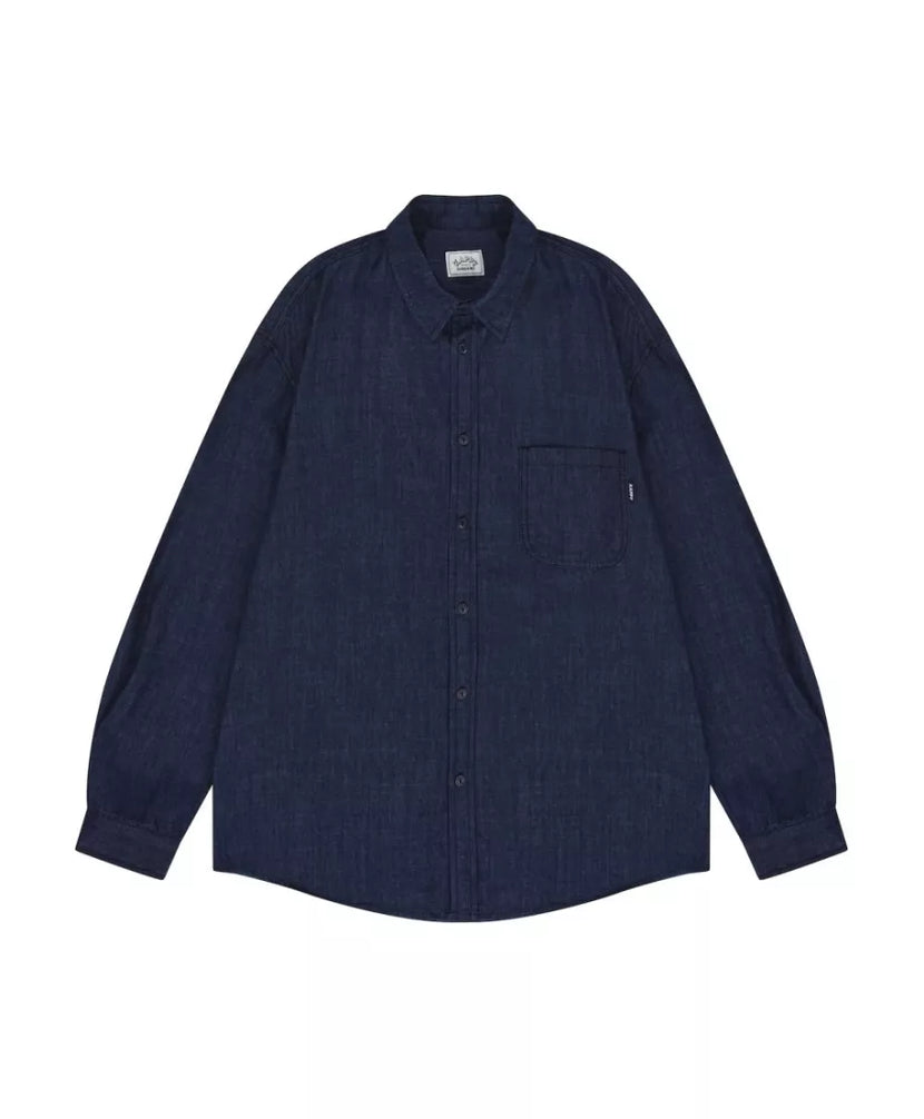 Relaxed Chambray Shirt - Indigo