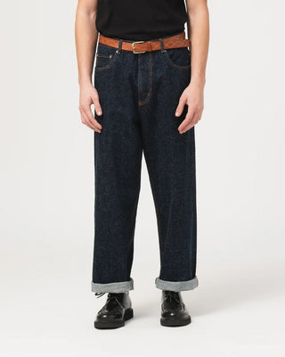 Fit 69 FLH Pants Neppy Denim. Indigo