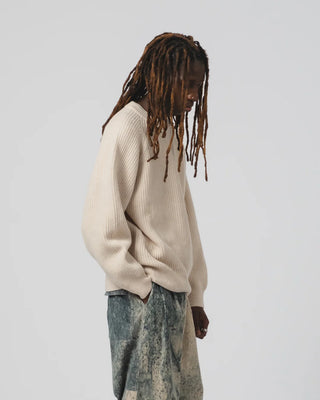 Eat Dust - Crew Neck Sweater - Wheat