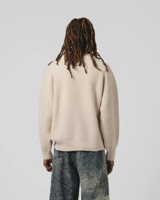 Eat Dust - Crew Neck Sweater - Wheat