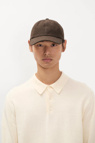 Norse Projects - Cotton Wool Herringbone Twill 6-Panel Cap Brown
