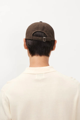 Norse Projects - Cotton Wool Herringbone Twill 6-Panel Cap Brown
