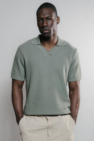 Nitto knitwear - AGOP Polo - Vert militaire
