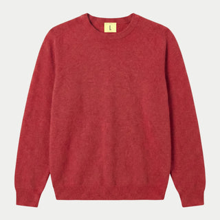 Armen Pull Col Rond - Rouge Poppy Mix