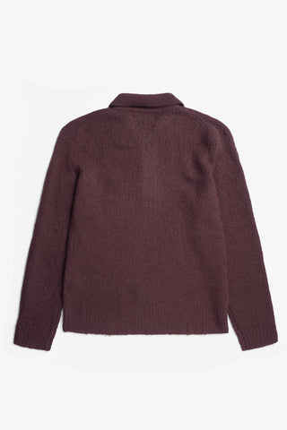 Norse Projects - Rasmus Relaxed Brushed polo - Mahogany
