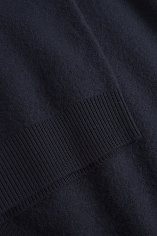 Norse Projects - Rom Boiled Wool Crewneck - Dark Navy