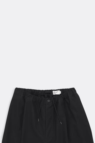 Cotton Twill Easy Pants - Ink Black