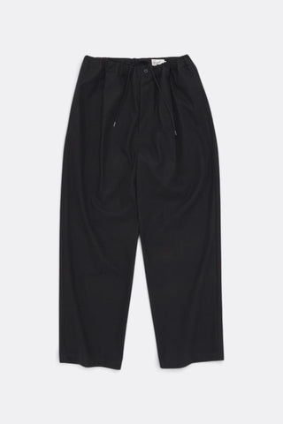 Cotton Twill Easy Pants - Ink Black