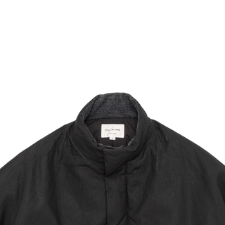 Dolman Sleeve Padded Blouson - Ink Black