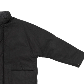 Dolman Sleeve Padded Blouson - Ink Black