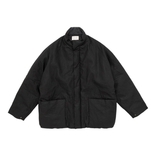Dolman Sleeve Padded Blouson - Ink Black
