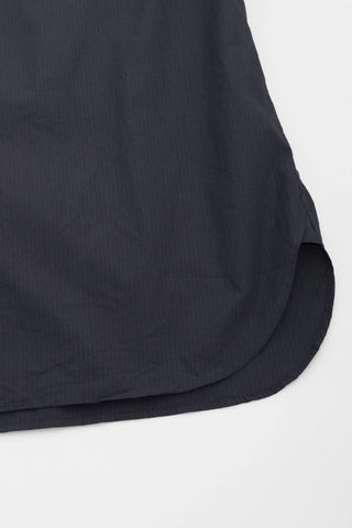 Still by hand - Regular collar shirt - Navy stripe