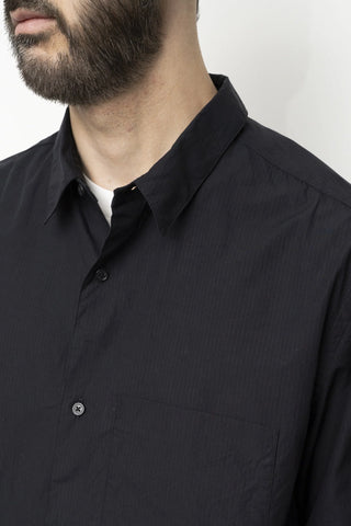 Still by hand - Regular collar shirt - Navy stripe