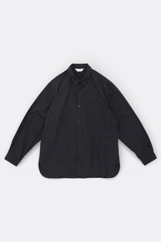 Still by hand - Regular collar shirt - Navy stripe