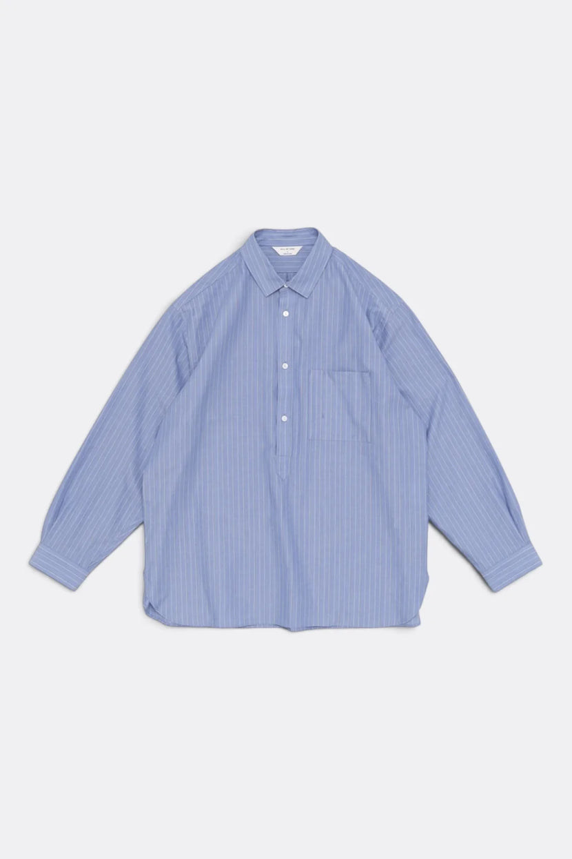Striped Pullover Shirt - Blue stripe