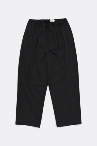 Wide Jersey Pants - Black