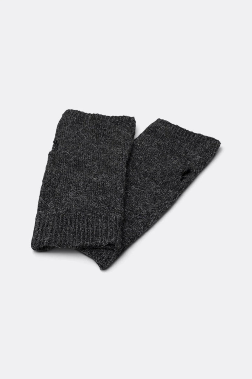 Wrist Warmer - Alpaca Yarn - Charcoal