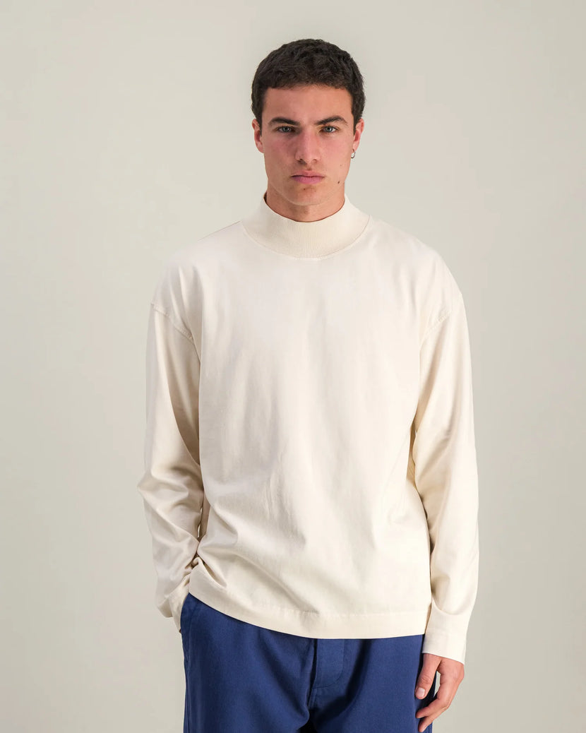 New Mock neck T-shirt - Off-white