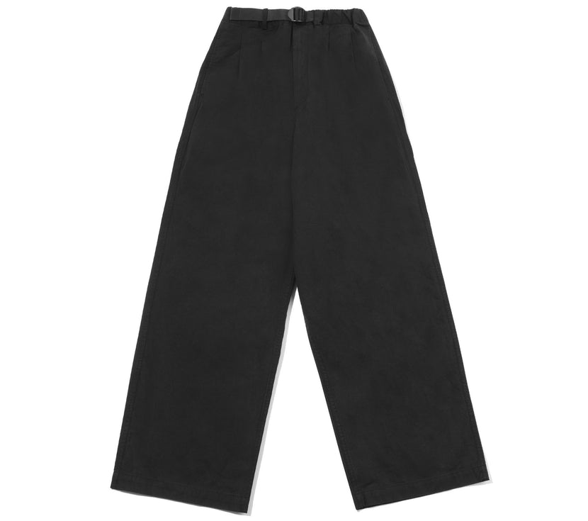 Kappy - Two Tuck Wide Pants - Black