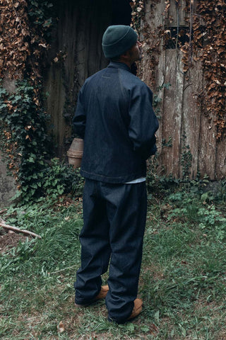 LATER... - Veste Dune Denim - Bleu Nuit