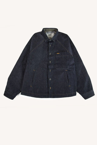 LATER... - Veste Dune Denim - Bleu Nuit