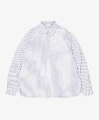 Sillage - Wide Shirt High Count Blue Stripe