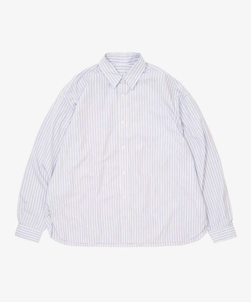 Sillage - Wide Shirt High Count Blue Stripe