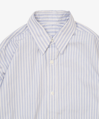 Sillage - Wide Shirt High Count Blue Stripe